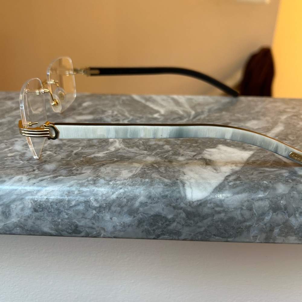 Cartier de C White buffalo horn/ gold